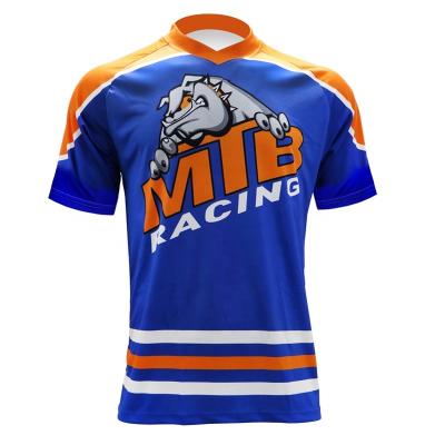 China Breathable MTB Fashion Custom Design Mens Cycling Jersey Set White Short Sleeve for sale