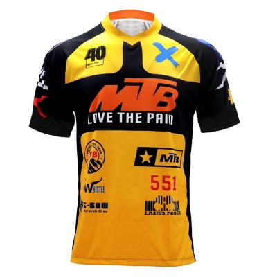 China Breathable Mens Summer Mountain Bike Cycling Uniform Short Sleeve Suits Team Wear Cycling Uniform for sale