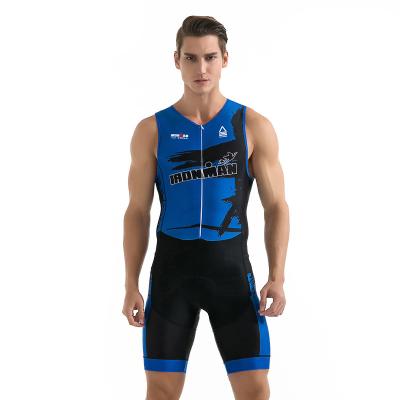 China Custom Breathable MTB Triathlon Suit Sublimation Mountain Bike Cycling Tank Top With Bib Shorts Gel Pad With Pocket Cycling Wear for sale