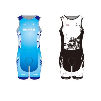 China Breathable Custom MTB Mountain Bike Cycling Apparel Skinsuite Cycling Road Sleeveless Suits For Men for sale