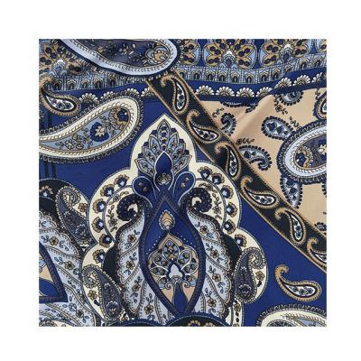 China Other Wholesale Modern Pattern Breathable Customized Woven Viscous Twill Printed Fabric For Dress for sale