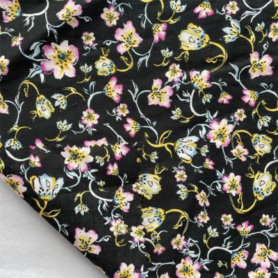 China And Breathable Of Other Hot Sale 100% Cotton Soft Luxury Designer Woven Satin Floral Printed Fabric For Garment for sale