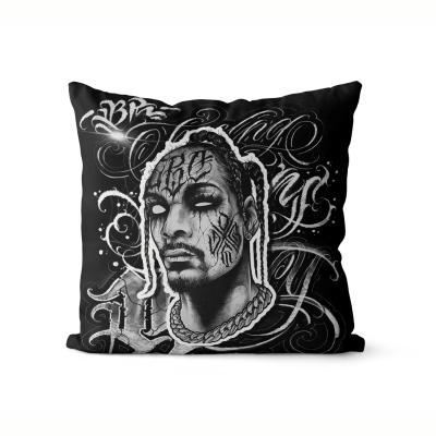 China Home Decorative Anti-static Microfiber Pillow Printed Soft Pillow Covers Waterproof Cushion Cover for sale