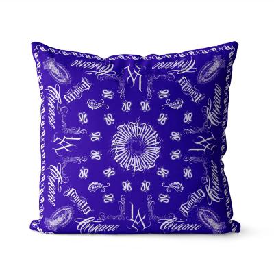 China PORTABLE Home Decorative Printed Microfiber Pillow Covers Outdoor Waterproof Cushion Cover Soft Pillow for sale