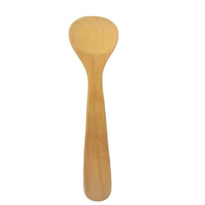 China Sustainable Wooden Kitchen Utensil Serving Spoon For Cooking Nonstick Cookware 100% Handmade By Natural Beech Wood for sale