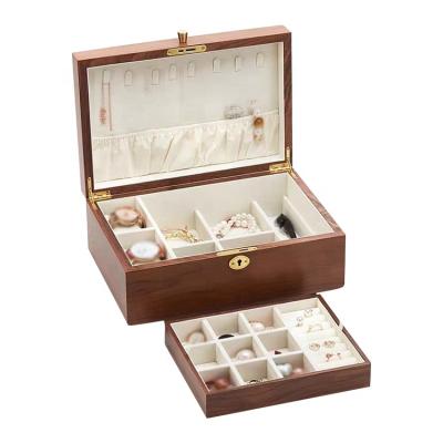 China Wooden Jewelry Storage Box, Ring, Necklace and Earring Organizer for sale