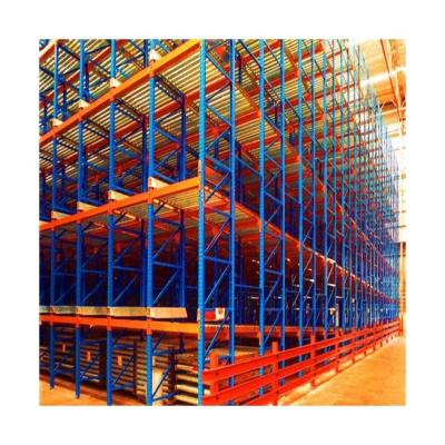 China Corrosion Protection Warehouse Cardboard Storage Flow Gravity Pallet Roll Rack for sale