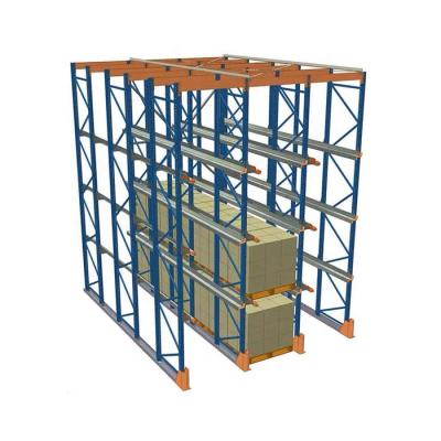 China Industrial Steel Corrosion Protection Warehouse Pallet Drive In Rack / Drive-in Rack for sale