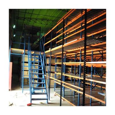 China Corrosion Protection Warehouse Mezzanine Floor Rack For Food Storage for sale