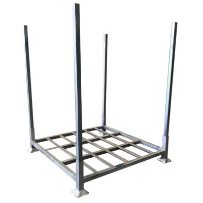 China Suitable For Industrial Storage Pile Unit Hot Dipped Galvanized Post Rack With Square Tube for sale