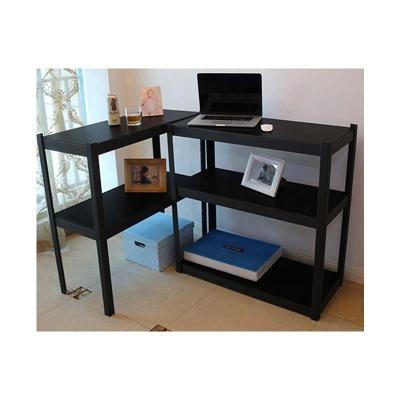 China Corrosion Protection Black No Holes Boltless Shelf With Inside Holes for sale