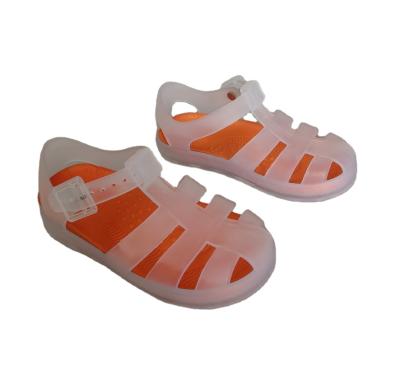 China 2021 New Arrivals Kids T Strap Light Children Jelly Sandals Girls Summer Many Colors Sandals for sale