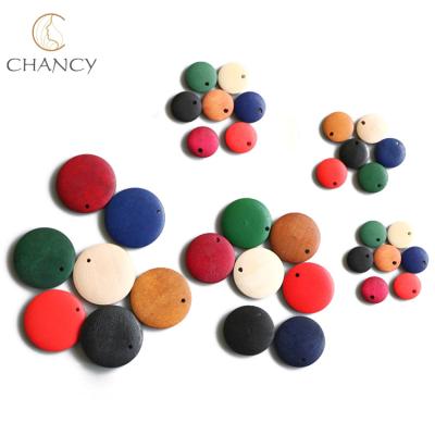 China eco-friendly jewelry accessories wholesale diy wooden pendant for earrings making for sale