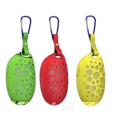 China Colorful Outdoor Mountaineering TWS 2021 Hot Sales Design Wireless BT5.0 Mini Wireless Speaker 3W Mango Outdoor Running Speaker for sale