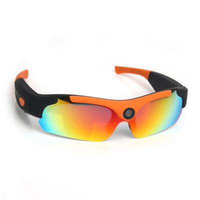 China Outdoor Activities Fasion Portable Customized Sports Goggles Recorder 1080p HD Polarized 120 Degree Wide Angle Hidden Spy Sunglasses With Camera for sale