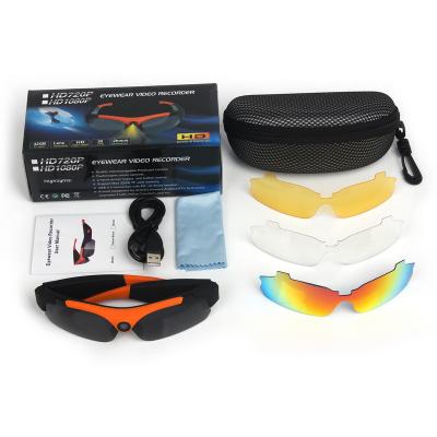 China Outdoor Activities 120 Degree Wide Angle 1080P HD Polarized UV400 Sport Camera Sunglasses Video With Recorder Faith Cycling for sale