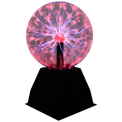 China Indoor Festival Decoration Touch Glass Plasma Lamp 3 4 6 8 Inch Fantasy RGB LED Plasma Light Magic Ball With Voice Control for sale