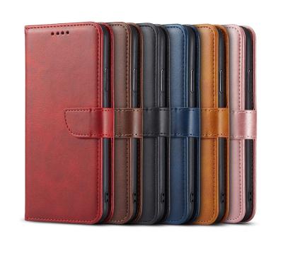 China Anti-drop Hot Sales Real PU Leather Case For Samsung Phone Wallet Phone Case For Note 20 10 S20 S10 S9 S8 S7 A90 A80 A70 A50 A51 A71 A21 for sale