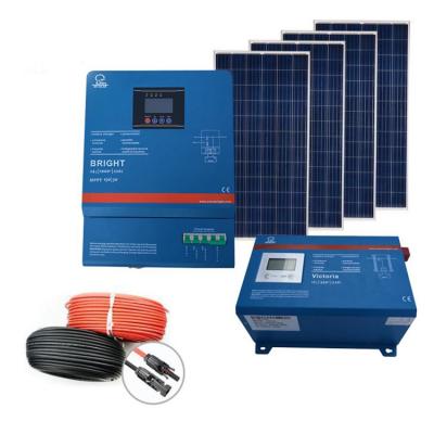 China 4kw mppt home solar systems for sale with low frequency inverter for sale