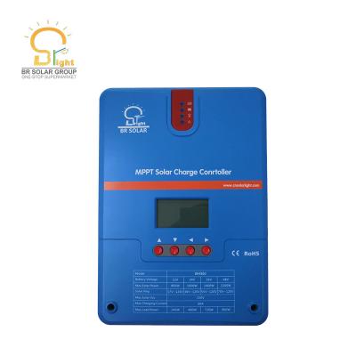 China New 48V 60A mppt solar controller charging solar system controller with picture and texts LCD display for sale