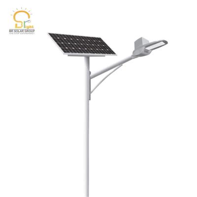 China ROAD factory price high lumen solar LED street light outdoor integrated solar led street light with 12/24v circuit for sale