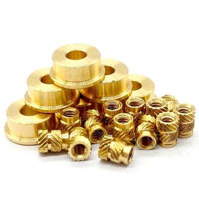 China Golden Precision Brass Turned Parts Heat Treatment CNC Machining Brass Parts Polished for sale