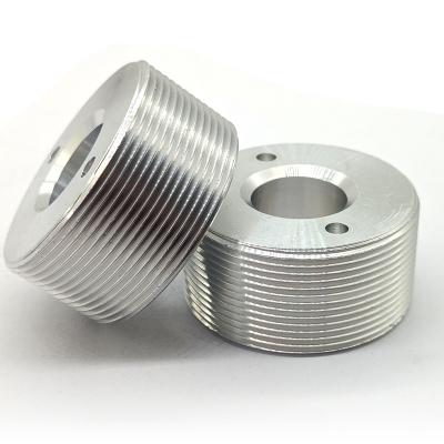 China Customized Carbon Steel Parts Silver CNC Precision Components Multi Purpose for sale