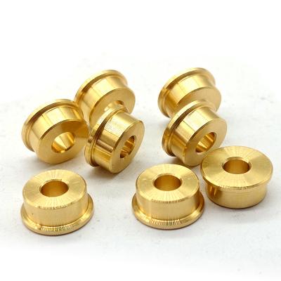 China Copper Spacer Bushing Gold Brass Bearing Bushing Corrosion Resistance for sale