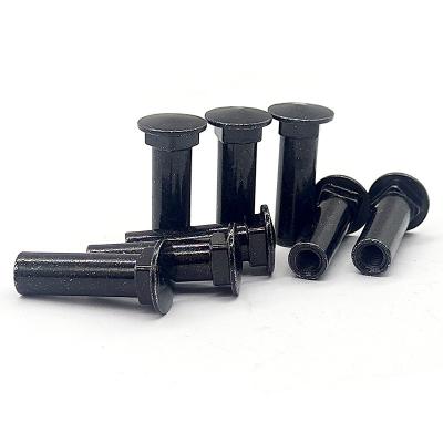 China High Precision Internally Threaded Rivets Black Anodized Aluminum Rivets Customized for sale