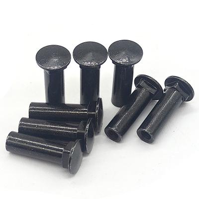 China Black Flat Head Aluminum Rivets M2 M3 M6 M8 M10 M12 Round Head Aluminum Rivets for sale