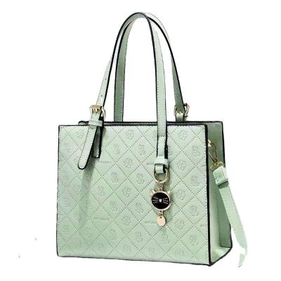 China Fashion New Korean Edition of 2021 Stylish All-go Handbag Woman Bag with Large Capacity on One Shoulder and Cross-Launched Fashion PU for sale