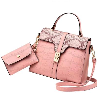 China Fashion Grain Crocodile Personality Women Bags The Latest Fasion New Factory Trend Cross Body Bag Lock Buckle Shoulder Handbags Elegant Custom for sale