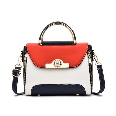 China 2022 Fashion News Fashion Zipper Twist Clamshell Color Small Girls Handbags Cross-Body Bag Ladies Single Shoulder Bag Woman Bags for sale