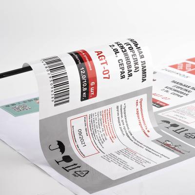 China Sticker Sheet Waterproof Biodegradable Waterproof Die Cut Clear Print Around PVC Logo Vinyl Custom Sticker Label for sale