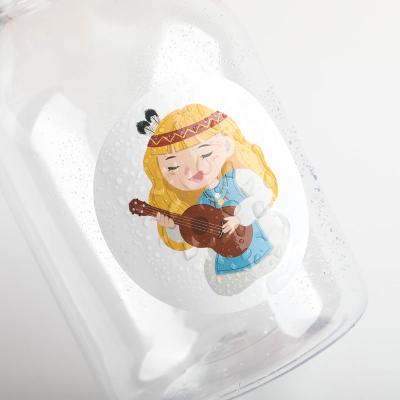 China Wholesale Customized Waterproof Manufacturer Vinyl Round Labels Cartoon Sticker Adhesive Label for sale