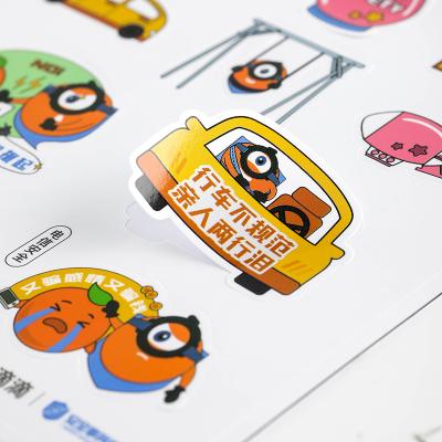 China New Trend Printing Logo Made Label Waterproof Stickers Die Cut Custom Label Stickers for sale