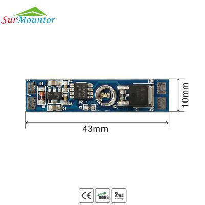 China Contact LED switch dimmer, in line with national standard TD001 43mm x 10mm. for sale