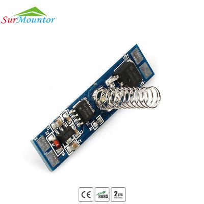 China 12-24V LED dimmer with dimmable module for LED strip touch dimming function switch 43mm x 10mm. for sale