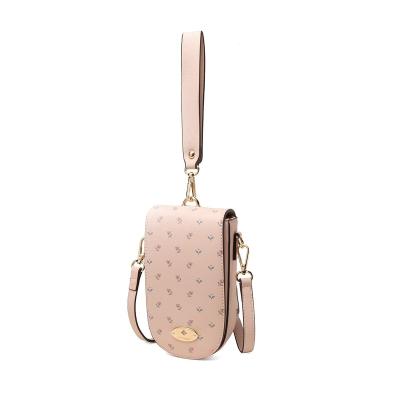 China 2021 High Quality New Arrival Flowers Vertical Handheld Version of PRETTYZYS Mini Phone Bag Crossbody Bag for sale