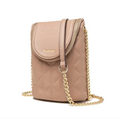 China New PRETTYZYS daily life collection PU embroidery women cross - body bag fashion large capacity mobile phone bag for sale