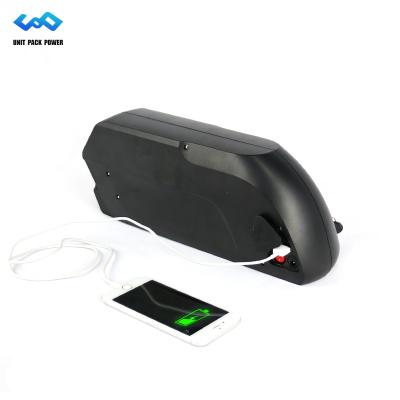 China Electric Bike 48 Volt Tiger Shark Electric Li-ion Rechargeable Bike Battery 48V 16Ah With Free Charger for sale