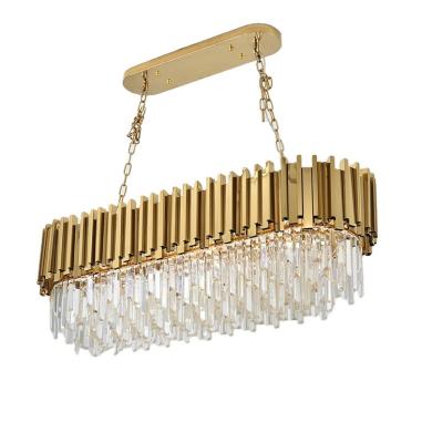 China Factory Wholesale Modern Crystal Chandelier Stainless Steel Chandeliers Lighting Luxury Chandelier Lights for sale