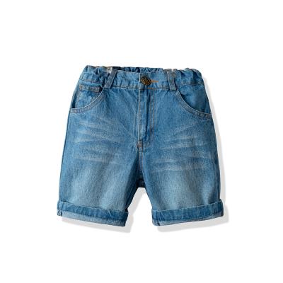 China ENGLAND STYLE 2021 Summer New Ins Boy Gentleman British Style Cotton Denim Shorts Loungewear Zipper Pants for sale