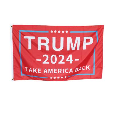 China Strong Color Stability Trump Won Flag 3x5 Factory Price Stock Custom Flag Take Back America Trump Flags for sale