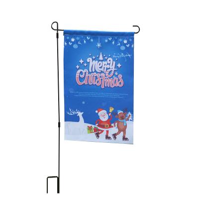 China Health Care Institutes Customized Flags, Banners Metal Iron Flagpole Mini Yard Pole Digital Printing Garden Flag for sale