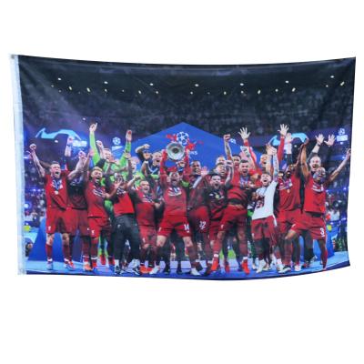 China Health Care Institutes Wholesale High Quality Polyester Sports Custom Flag Football Team Flags, Banners for sale