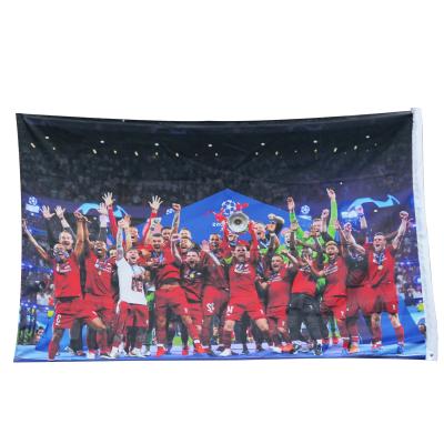 China Health Care Institute 48H Fast Delivery Manufacturer Wholesales Custom Sports Flag Soccer Team Flags, Banners for sale