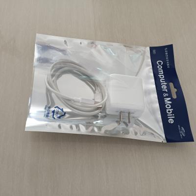 China OEM Service Accepted Custom Printed Logo Mylar Bags for Consumer Electronics Packaging for sale