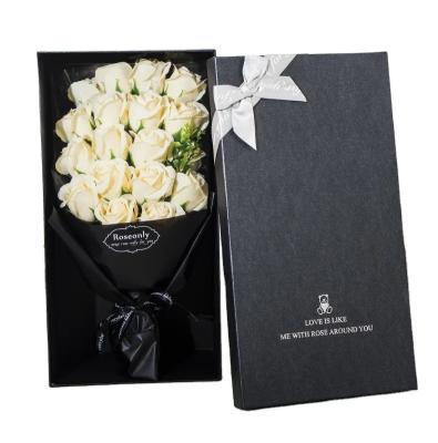 China Customized Color Packing Box Paper Gift for Valentine's Day Exquisite Flower Packaging for sale