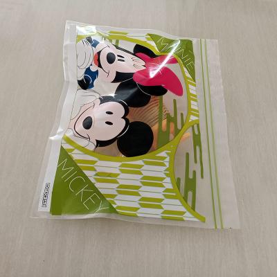 China Durable Double Zip Lock Bag In Plastic Sandwich Zipper PE Resealable Freezer Fruit Storage Bags for sale